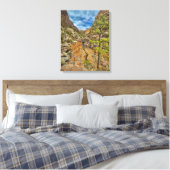 New Mexico Waterfall Canvas Afdruk (Insitu (Slaapkamer))