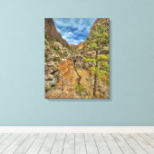 New Mexico Waterfall Canvas Afdruk (Insitu (Houten vloer))