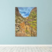 New Mexico Waterfall Canvas Afdruk (Insitu (Houten vloer))
