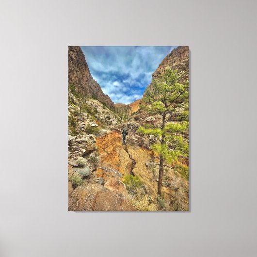 New Mexico Waterfall Canvas Afdruk (Voorkant)