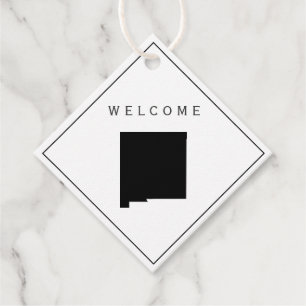 New Mexico welkomsttas cadeau Label bruiloft weeke