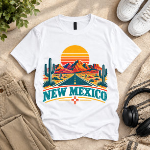 New Mexico Woestijn Roadtrip Vintage T-Shirt