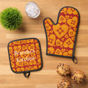 New Mexico Zia Hart Ovenwant & Pannenlap Set