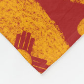 New Mexico Zia Heart Fleece Deken (Hoek)
