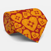 New Mexico Zia Heart Stropdas (Opgerold)