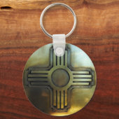 New Mexico Zia Sleutelhanger (Voorkant)