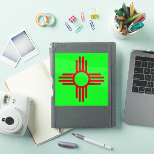 New Mexico Zia Sun Groen  Sticker