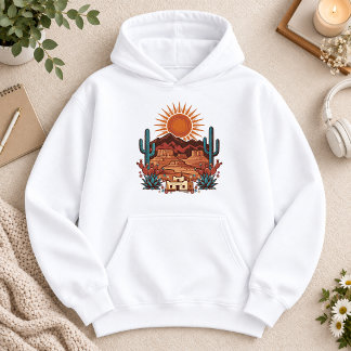 New Mexico Zuidwest Woestijn Hoodie