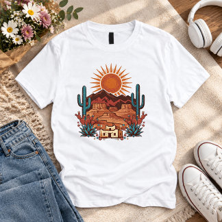 New Mexico Zuidwest Woestijn T-Shirt
