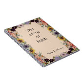 New Mommy's Journal Custom Personalized Spiral  (Côté Droit)