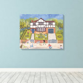 New Neighbourhood Canvas Afdruk (Insitu (Houten vloer))