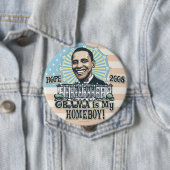 New Obama Homeboy 2008 Button (In situ)