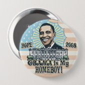 New Obama Homeboy 2008 Button (Voorkant /achterkant)