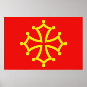 New Occitania, Franse vlag Poster