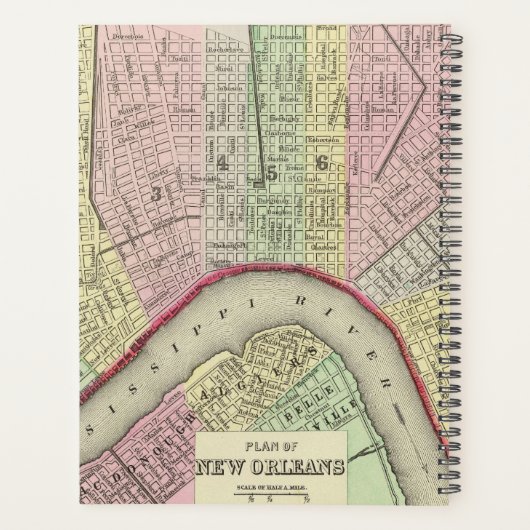New Orleans 4 Planner (Achterkant)
