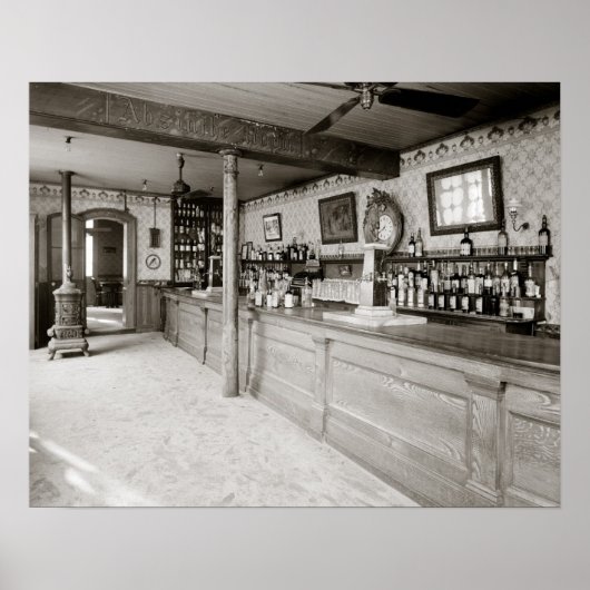 New Orleans Absinthe Room, 1906.  foto Poster (Voorkant)