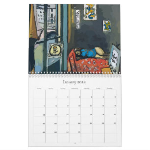 New Orleans Abstracte kunst Kalender