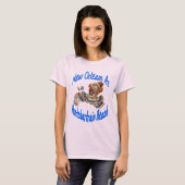 New Orleans als het strand van Pontchartrain T-shirt (Voorkant volledig)