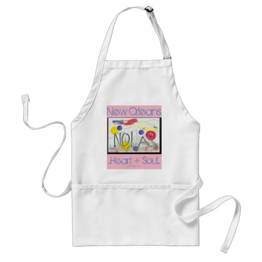 New Orleans apron Standaard Schort (Voorkant)