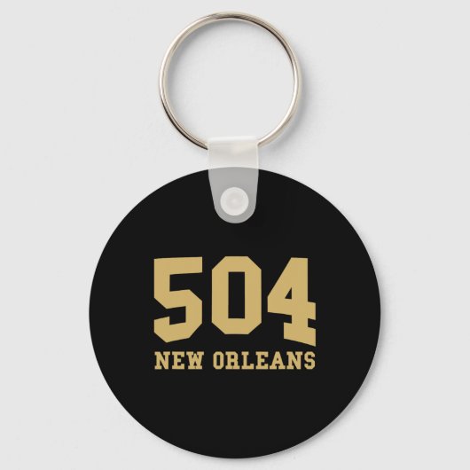 New Orleans Area Code 504 - Hometown Pride - Clic  Sleutelhanger (Voorkant)