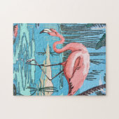 New Orleans Art Flamingo Legpuzzel (Horizontaal)