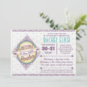 New Orleans Bachelorette Party Invitation Kaart (Staand voorkant)