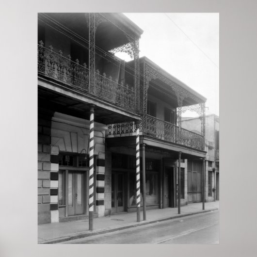 New Orleans Barbershop, 1930 Poster (Voorkant)