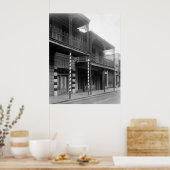 New Orleans Barbershop, 1930 Poster (Keuken)