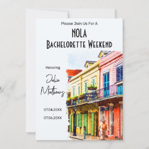New Orleans Bestemming Bachelorette Weekend Kaart
