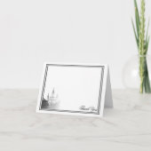 New Orleans bestemming bruiloft dank u Bedankkaart (Voorkant)