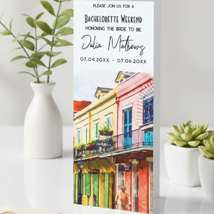New Orleans Bestemming Vrijgezellenweekend Kaart
