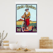 New Orleans Bicycle  Style NOLA-fietsen Poster (Keuken)