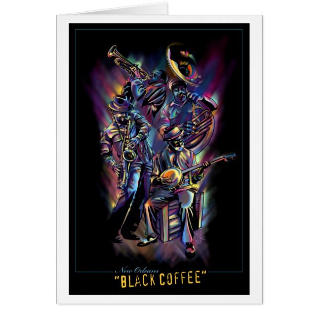 "New Orleans - Black Coffee" (blanco binnenste) (Voorkant)