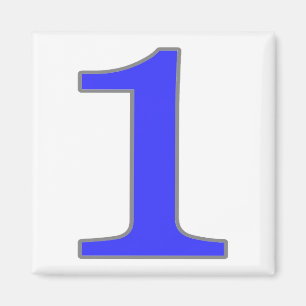 New Orleans Blue Tegel Magneet