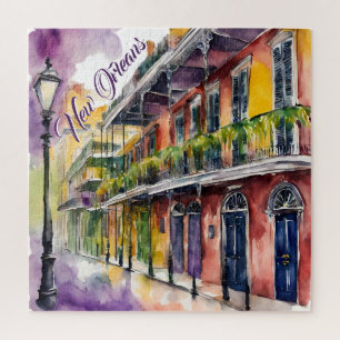 New Orleans Bourbon Street Legpuzzel