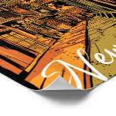 New Orleans Bourbon Street Souvenir French Quarter Poster (Hoek)