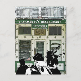  New Orleans Brass Band Briefkaart