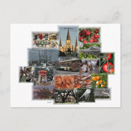 New Orleans Briefkaart (Voorkant)