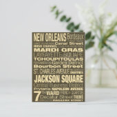 New Orleans Briefkaart (Staand voorkant)