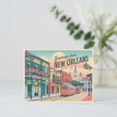 New Orleans Briefkaart (Staand voorkant)