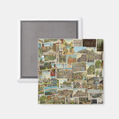 New Orleans briefkaart collage magneet (Voorkant / Achterkant)