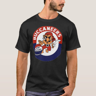 New Orleans Buccaneers  Basketball Logo ABA T-shirt