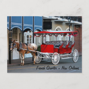 New Orleans Carriage Ride Briefkaart