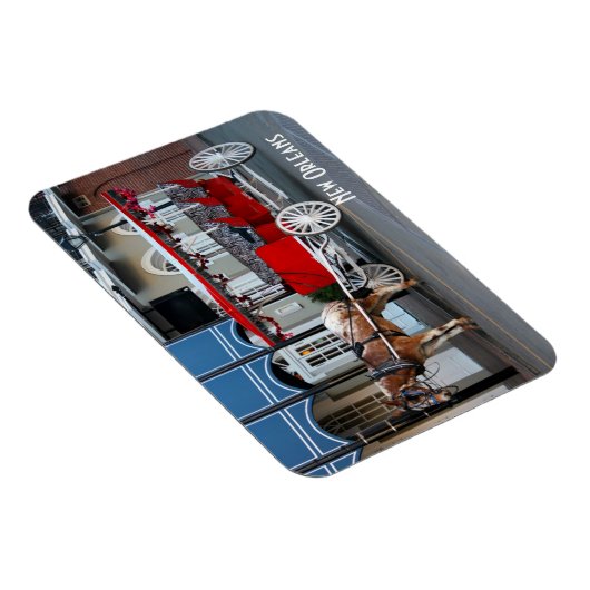 New Orleans Carriage Ride Magneet (Rechterzijde)