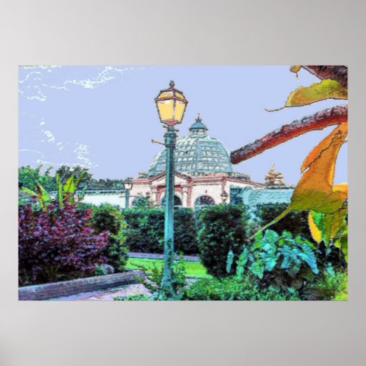 New Orleans City Park Green House Poster (Voorkant)