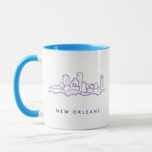 New Orleans City Skyline Mok (Links)