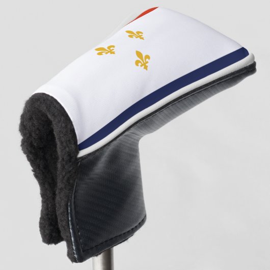 New Orleans City vlag Golfheadcover (3/4 voorkant)