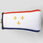 New Orleans City vlag Golfheadcover (Voorkant)