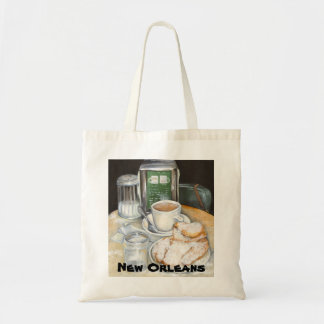 New Orleans Coffee en Beignets Bag Tote Bag