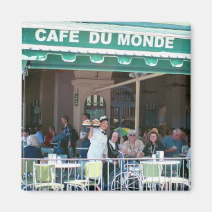 New Orleans Coffee en Beignets Magneet